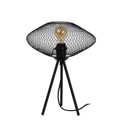 Lucide tafellamp Mesh zwart ⌀30cm E27 4