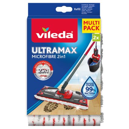 Vileda ultramax 2in1 vervanging bi-pack