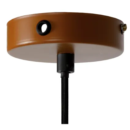 Lucide hanglamp Gasset bruin E27 5