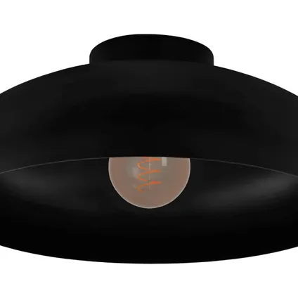 EGLO plafondlamp Mogano zwart ⌀40cm E27 2
