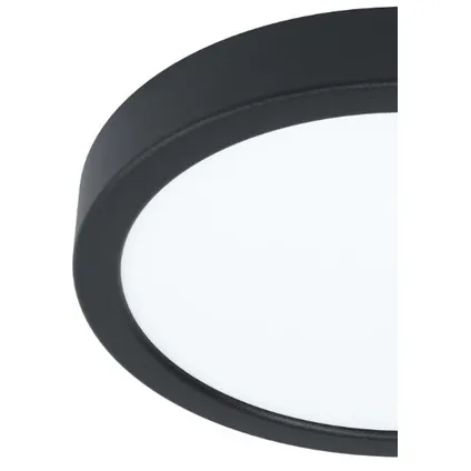 Plafonnier EGLO LED Fueva 5 noir ⌀21cm 16,5W 3