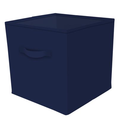 Box & Beyond opbergmand marineblauw 31x31x31cm