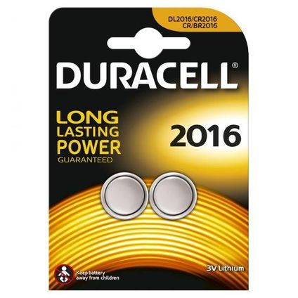 Batterij Duracell CR2016
