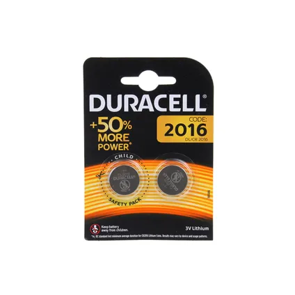Batterij Duracell CR2016 2