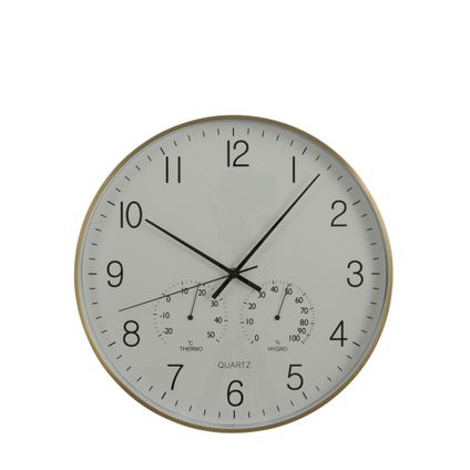 Horloge Mica Decorations Andy - 40x40xAfmetingen:40x40x0 cm - L'or