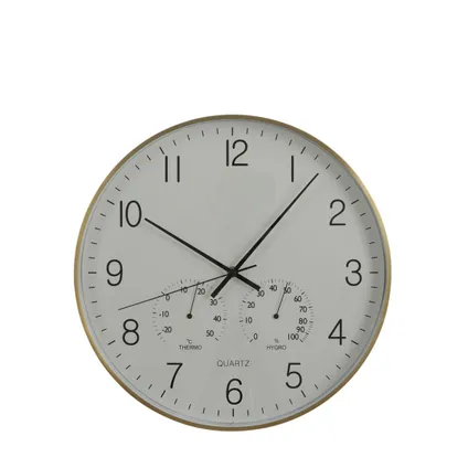 Horloge Mica Decorations Andy - 40x40xAfmetingen:40x40x0 cm - L'or 2