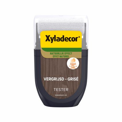 Xyladecor beits tester natuurlijk effect vergrijsd 30ml