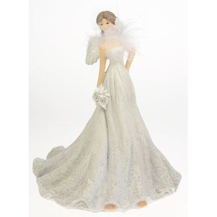 Figurine ange No Name blanc 21cm