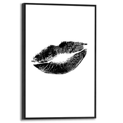 Poster met frame Hot lips