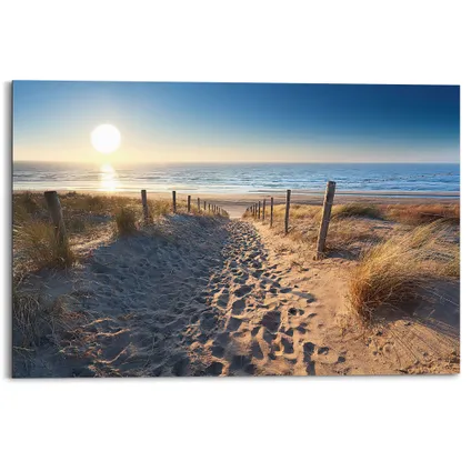Panneau décoratif Chemin dans les dunes 90x60cm MDF