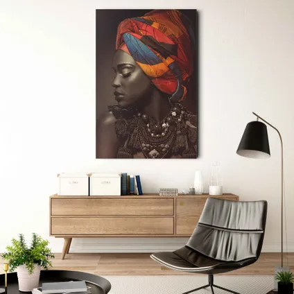Decoratief paneel African beauty 75x116cm veiligheidsglas 2