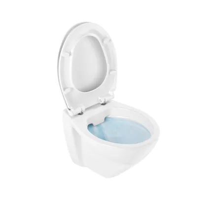 Aquavive hangtoilet Lanico wit | Soft-close toiletzitting | Randloos toiletpot 4
