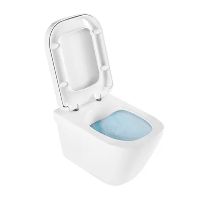 Aquavive hangtoilet Marano wit | Soft-close toiletzitting | Randloos toiletpot 2
