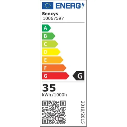 Sencys Eco halogeenlamp 35W GY6.5 2 stuks 2