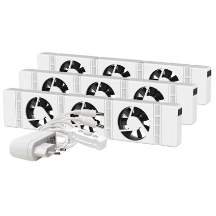 Ventilateur pour radiateur SpeedComfort Trio blanc