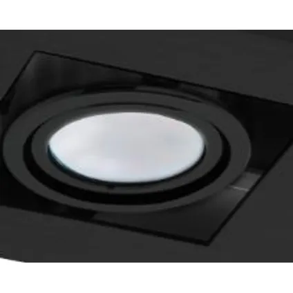 EGLO plafondlamp Mendoza zwart 2xGU10 3