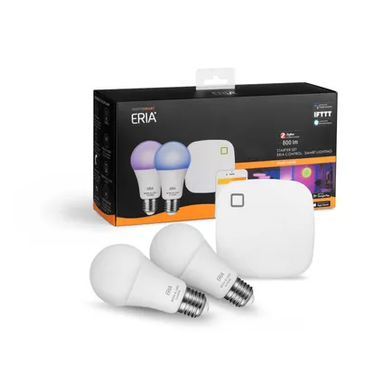 Pack de démarrage AduroSmart ERIA®, 2 lampes Tunable Color et hub