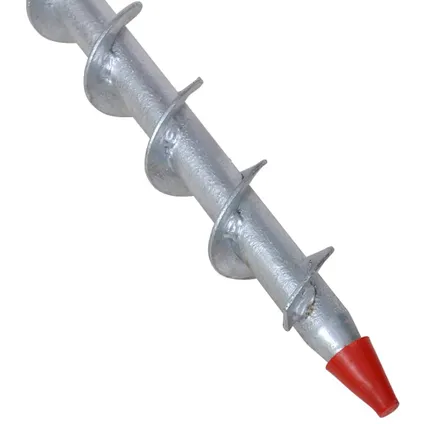 vidaXL Support de parasol 55 cm acier galvanisé 5