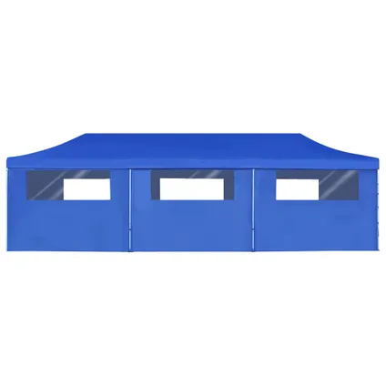 vidaXL Vouwtent pop-up met 8 zijwanden 3x9 m blauw 2