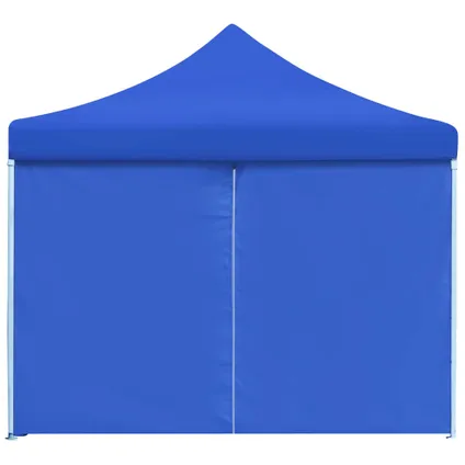 vidaXL Tente de réception pliable avec 8 parois 3x9 m Bleu 6