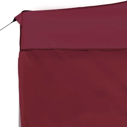 Tente de Réception pliable VidaXL avec parois aluminium 4,5x3m rouge vin 9
