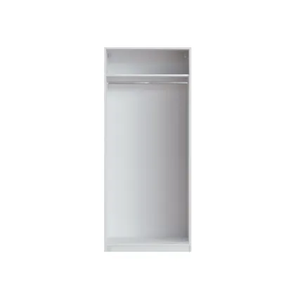 Module de penderie avec étagère blanc mat 235x100cm 4