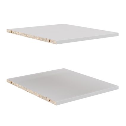 Planken voor kast module wit 50cm - 2 stuks