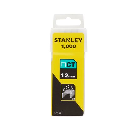 Stanley nieten 12mm type CT - 1000 stuks