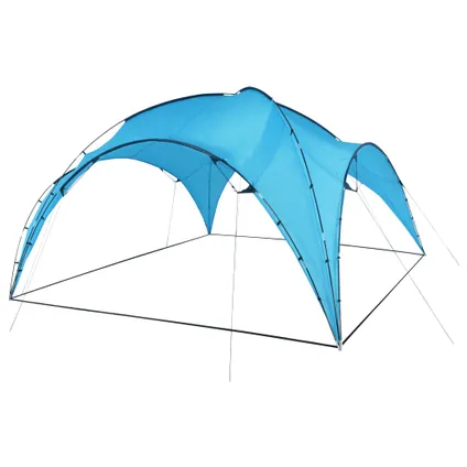 vidaXL Arceau de tente de réception 450x450x265 cm Bleu clair 3
