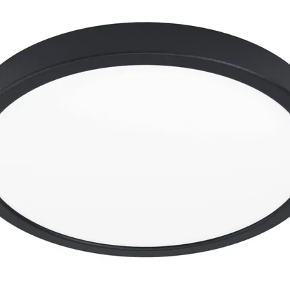 EGLO plafondlamp LED Fueva 5 zwart ⌀28,5cm 20,5W 3