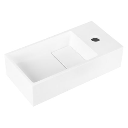 Lave-mains Differnz Solid Surface blanc 36x185x9cm