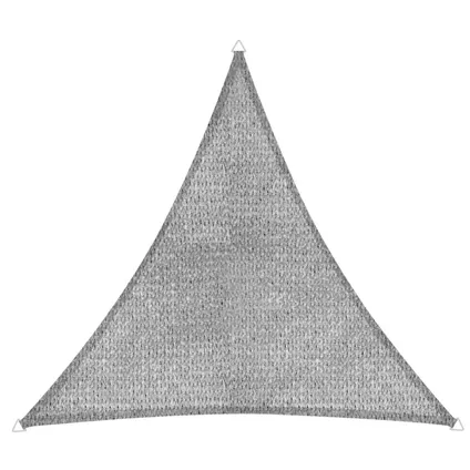 Voile d'ombrage Elba triangulaire gris 3,6x3,6x3,6m