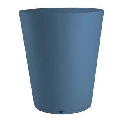 Grosfillex plantenbak Tokyo PVC ø60cm blauw denim
