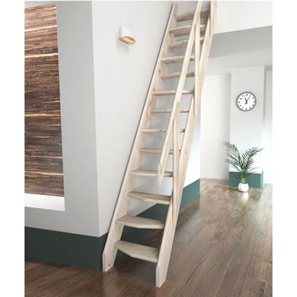 Meunier escalier Dahlia - Sogem - pin - 280x57 cm - gain de place