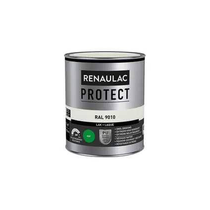 Laque Renaulac Protect RAL9010 mat 750ml