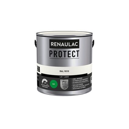 Laque Renaulac Protect RAL9010 mat 2,5L
