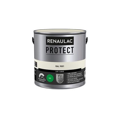 Laque Renaulac Protect RAL9001mat 2,5L