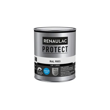 Renaulac lak Protect RAL9003 zijdeglans 750ml