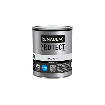 Renaulac lak Protect RAL9016 zijdeglans 750ml
