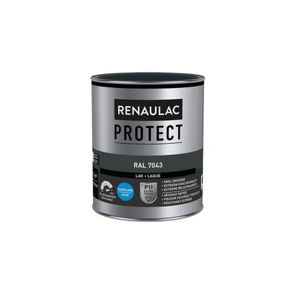Renaulac lak Protect RAL7043 zijdeglans 750ml