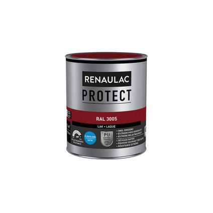 Renaulac lak Protect RAL3005 zijdeglans 750ml