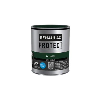 Renaulac lak Protect RAL6009 zijdeglans 750ml