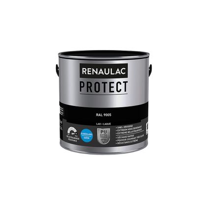 Laque Renaulac Protect RAL9005 satin 2,5L