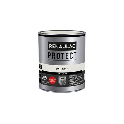 Renaulac lak Protect RAL9010 hoogglans 750ml