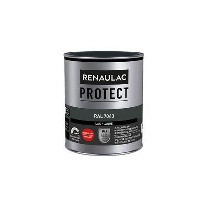 Laque Renaulac Protect RAL7043 brillant 750ml