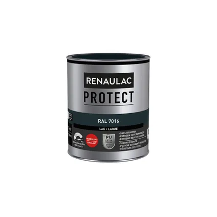 Laque Renaulac Protect RAL7016 brillant 750ml