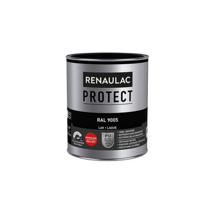 Laque Renaulac Protect RAL9005 brillant 750ml