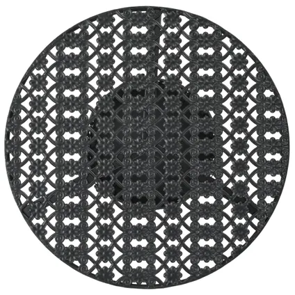vidaXL Bistrotafel 40x70 cm metaal zwart 3