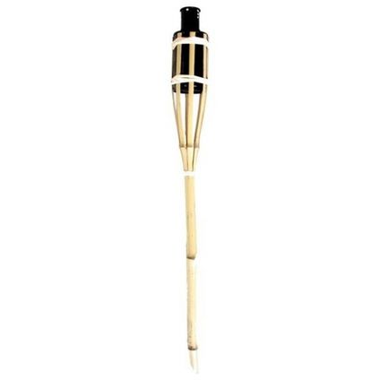 Esschert Design Tuinfakkel - bamboe - navulbaar - 60 cm