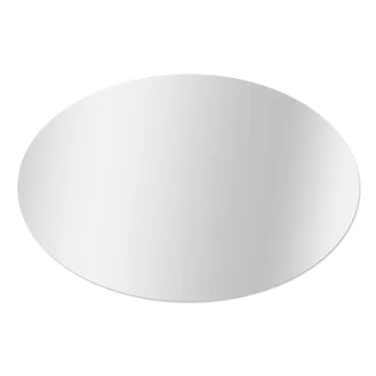 Mroir oval avec bords polis 60x40cm